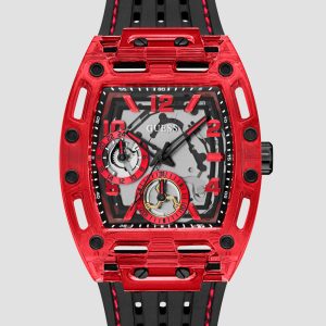 Red Chronograph Watch
