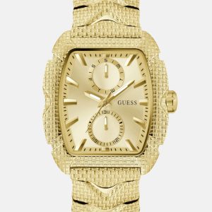 Gold-Tone Multifunction Watch