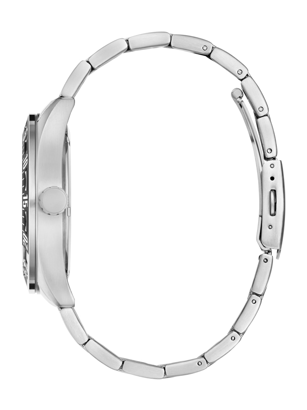 Silver-Tone and Black Multifunction Watch - Image 2