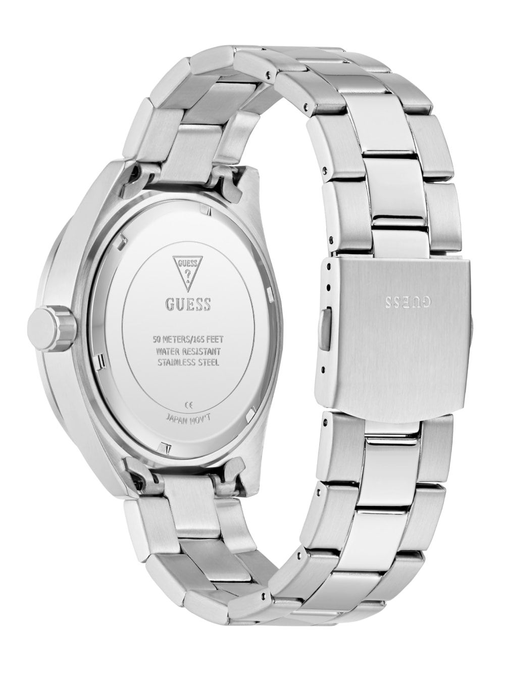 Silver-Tone and Black Multifunction Watch - Image 3