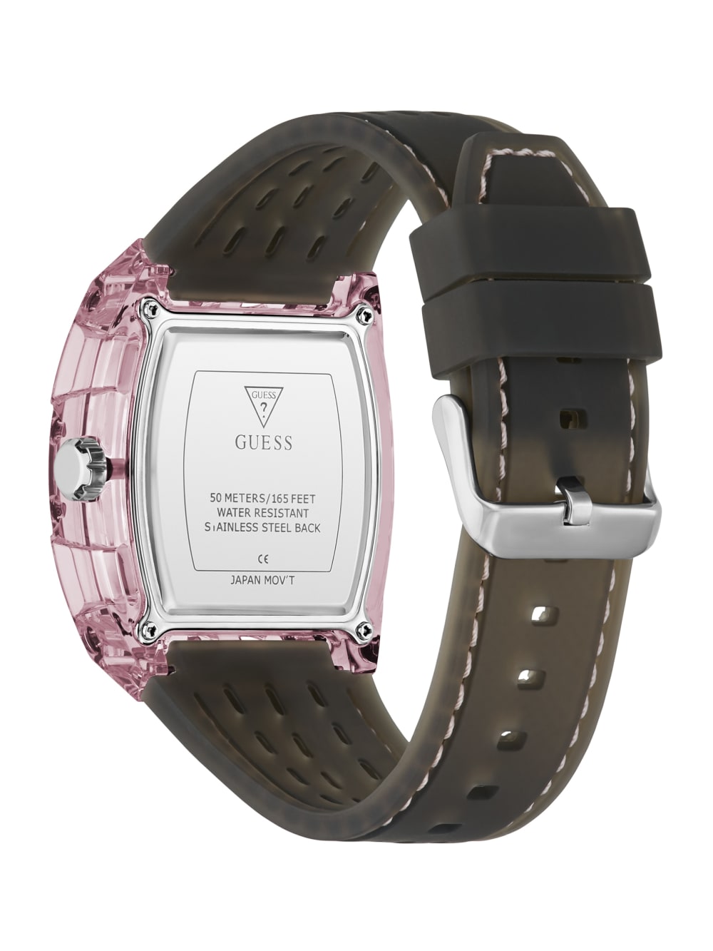 Clear and Black Silicone Multifunction Watch - Image 4