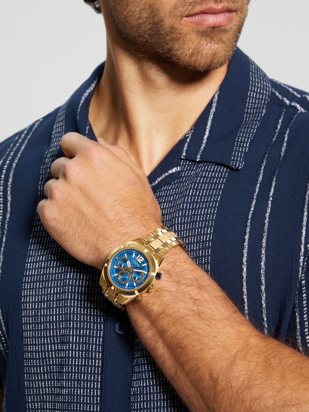 Gold-Tone Chronograph Watch - Image 2
