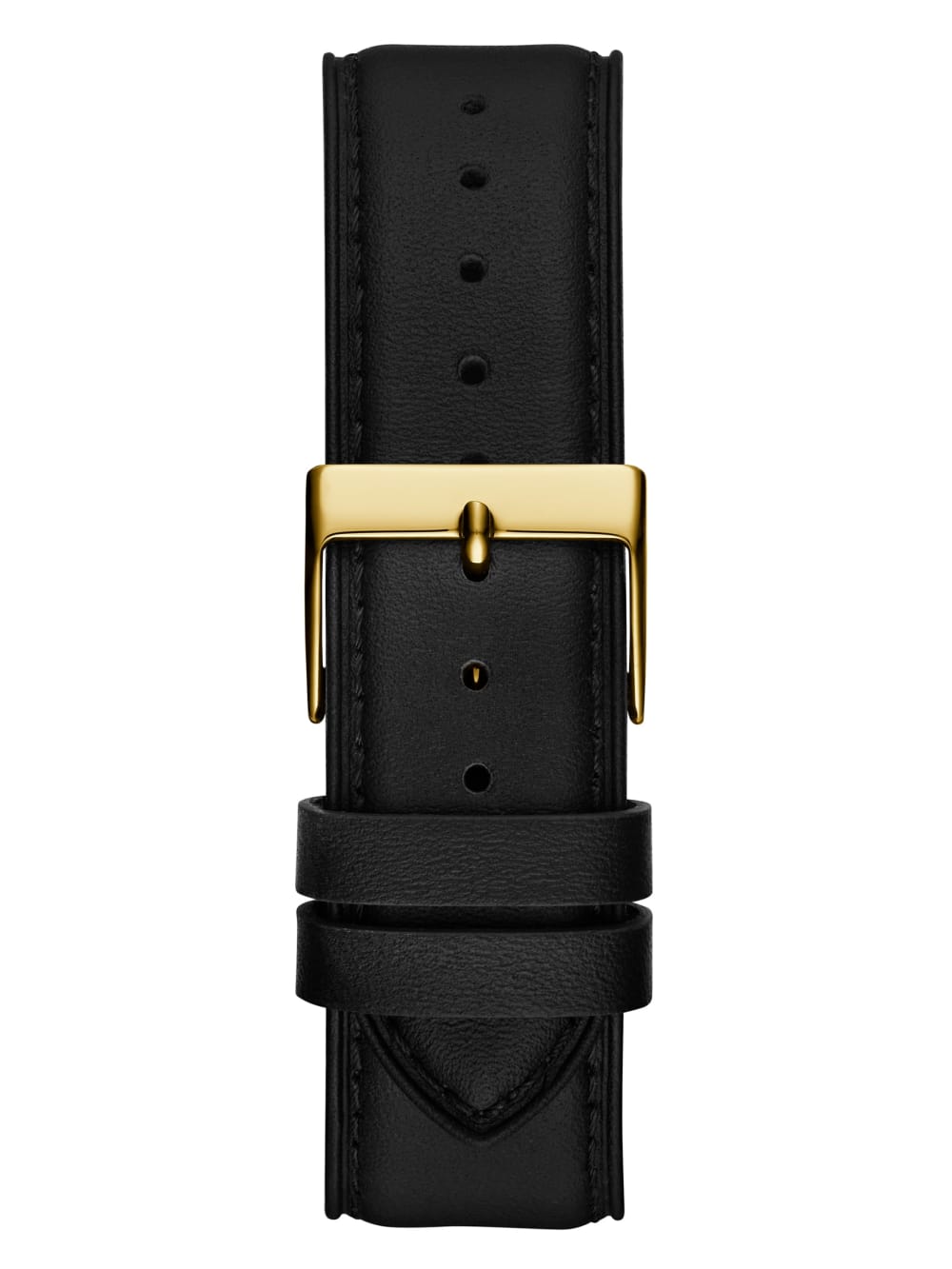 Gold-Tone and Black Leather Multifunction Watch - Image 3