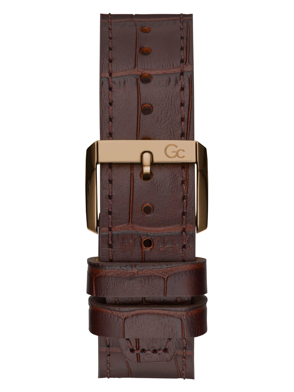 Gc Green and Leather Chronograph Watch - Image 3