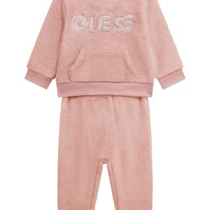 Faux-Fur Sweatshirt and Pant Set (0-24M)