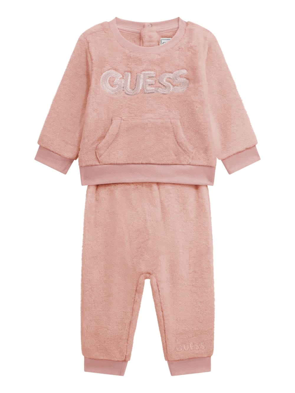 Faux-Fur Sweatshirt and Pant Set (0-24M)
