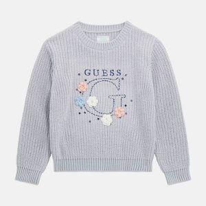 Embroidered logo sweater