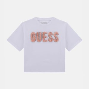 Embellishment logo t-shirt