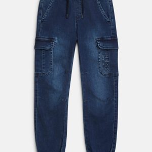 Eco Cargo Denim Joggers (7-16)