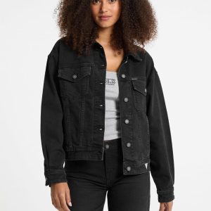 Oversized Denim Trucker Jacket