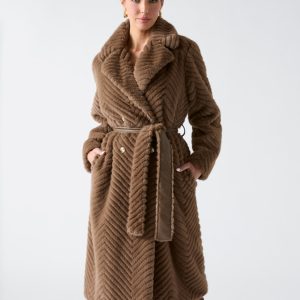 Claire Faux-Fur Coat