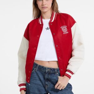 Embroidered Varsity Jacket