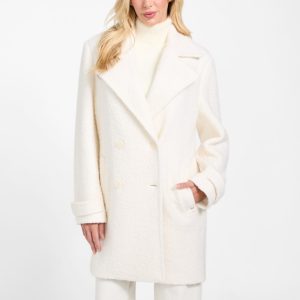 Eco Leona Wool-Blend Peacoat