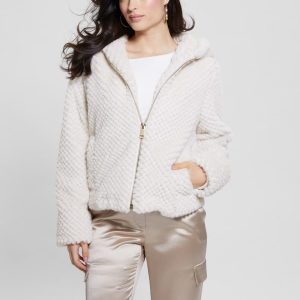 Theoline Faux-Fur Hooded Jacket