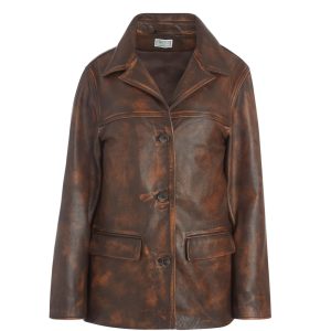 vintage leather jacket