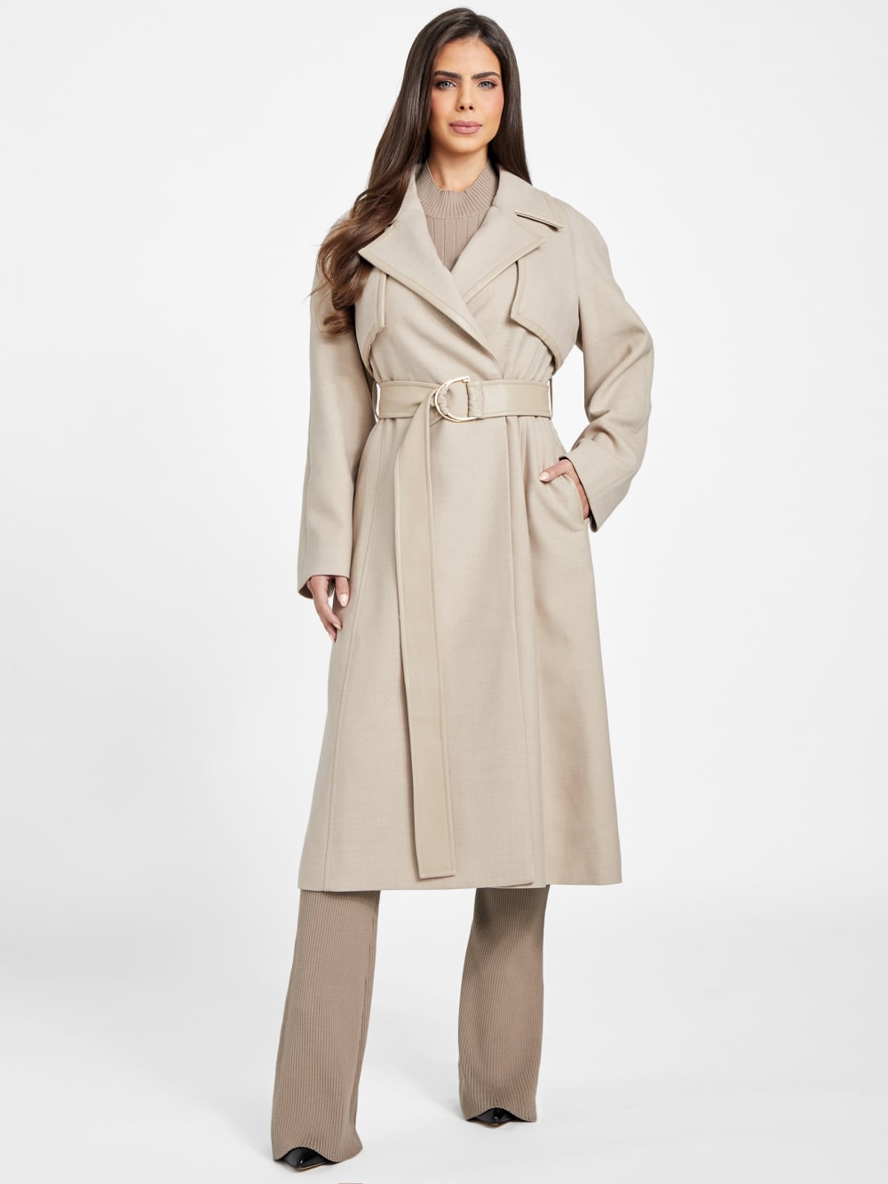 Natalie Longline Trench Coat - Image 7