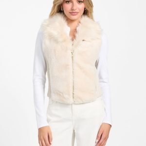 Amari Faux-Fur Zip Vest