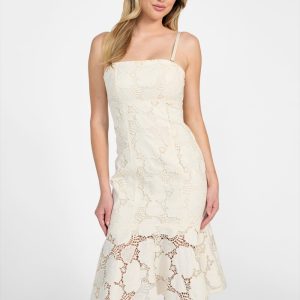 Maisy Strapless Lace Dress