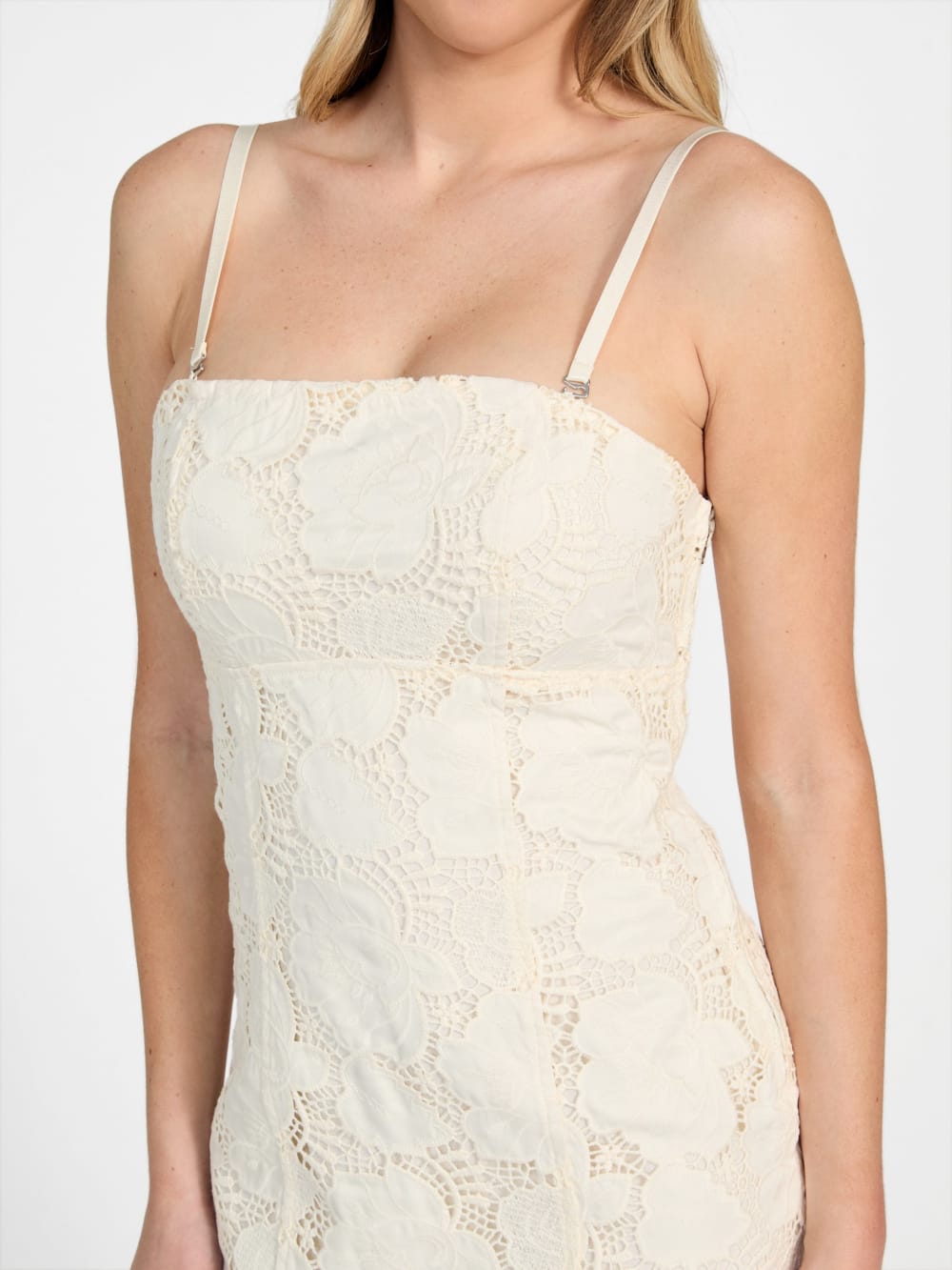 Maisy Strapless Lace Dress - Image 3