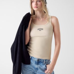 Embroidered Logo Slim Tank