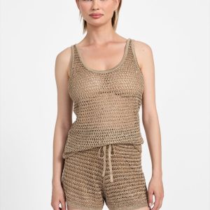 Ava Open-Stitch Tank