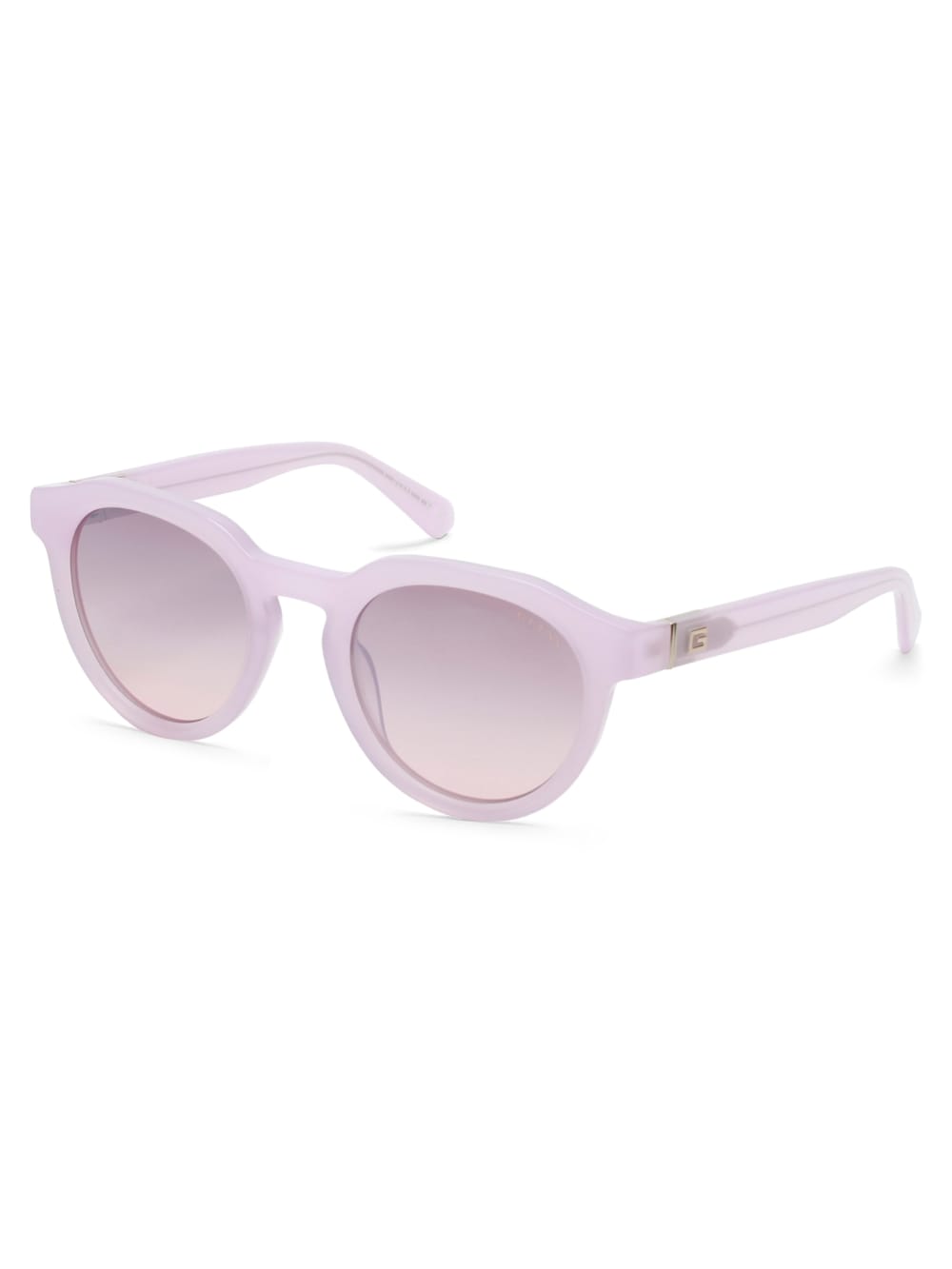 Oversized Round Plastic Sunglasses - Image 2
