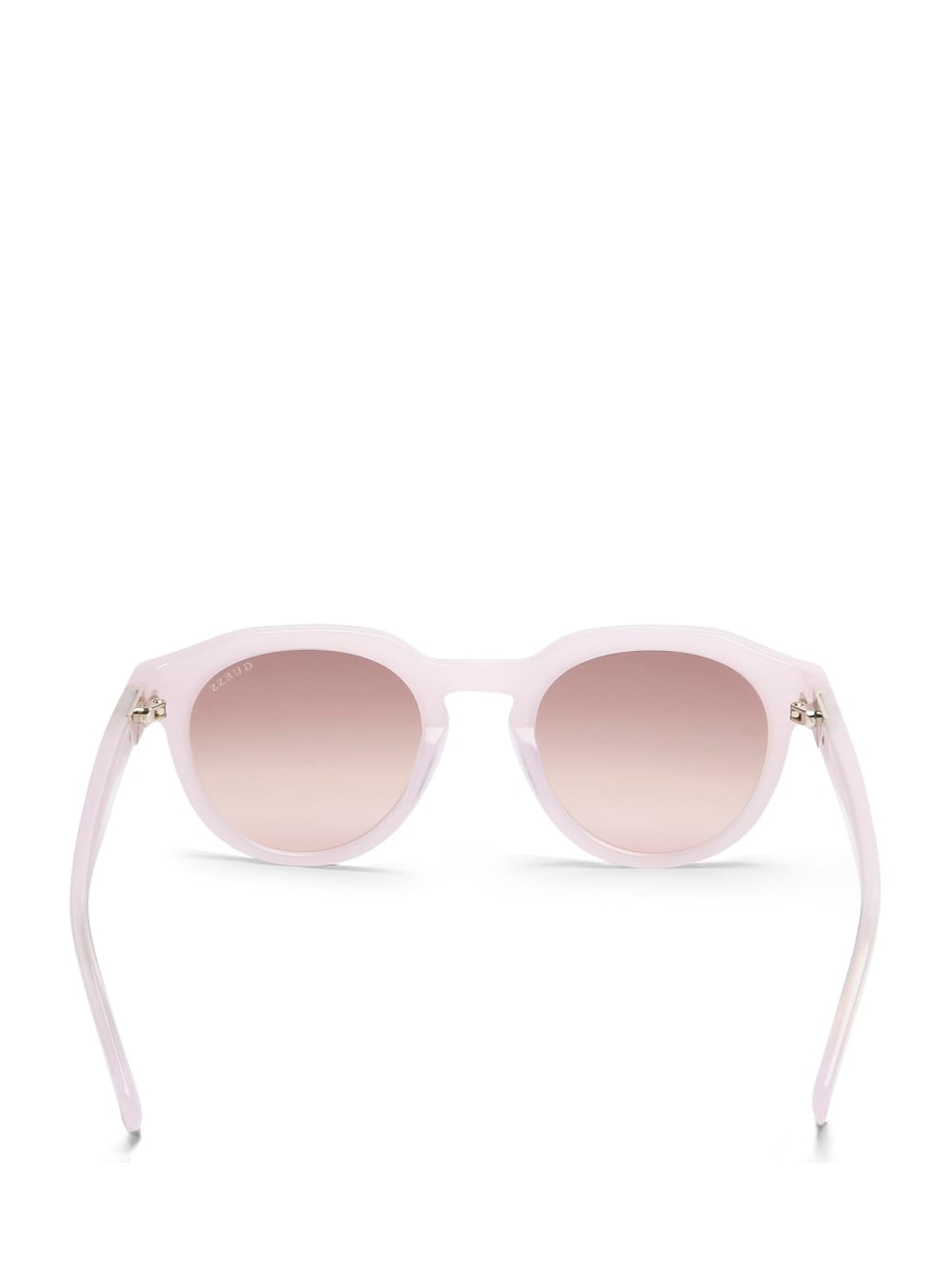 Oversized Round Plastic Sunglasses - Image 3