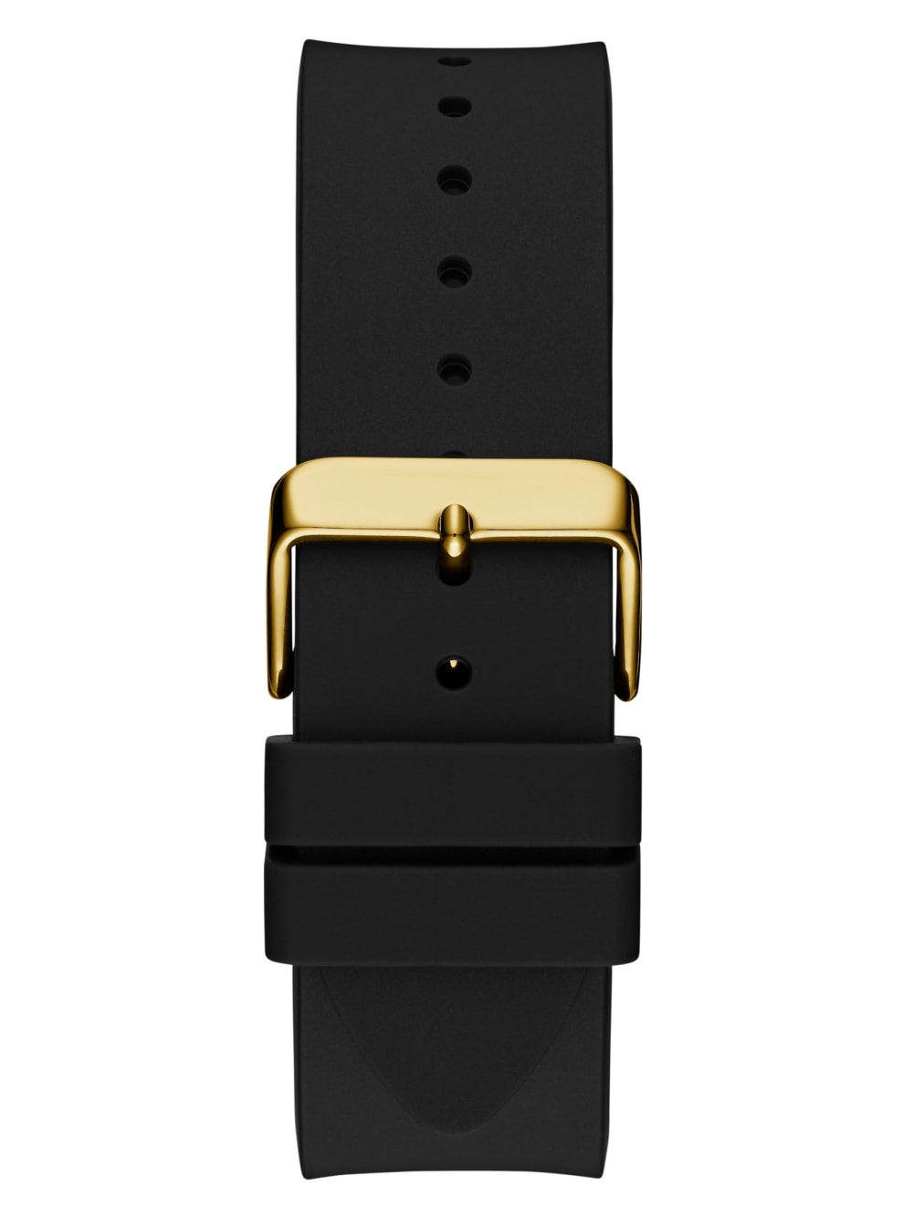 Black and Gold-Tone Silicone Analog Watch - Image 3