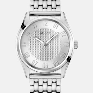 Silver-Tone Analog Watch