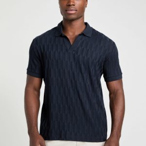 Jacquard Knit Polo
