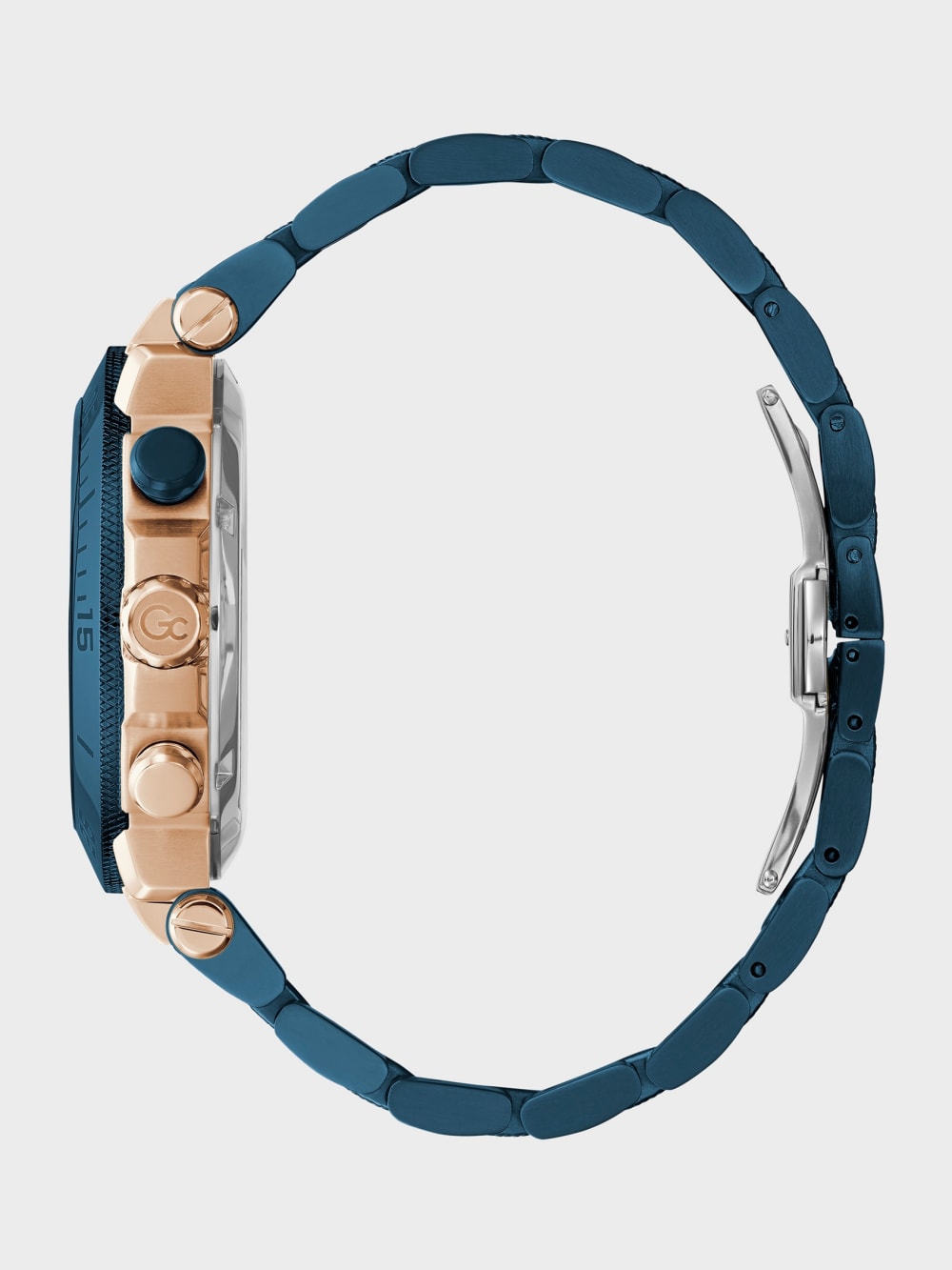 Gc Blue and Gold-Tone Chronograph Watch - Image 2