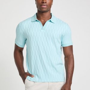 Jacquard Knit Polo