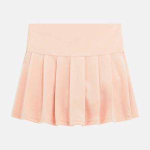 Eco Velvet Pleated Skirt (7-16)