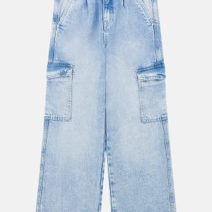 Eco Denim Cargo Pants (7-16)