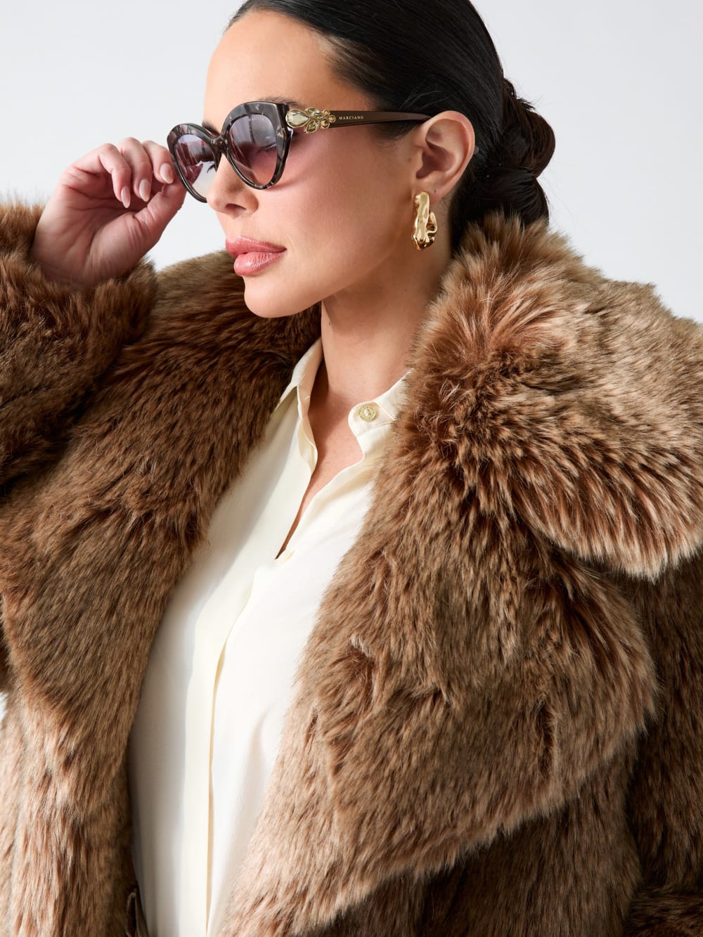 Duchesse Faux-Fur Jacket - Image 3
