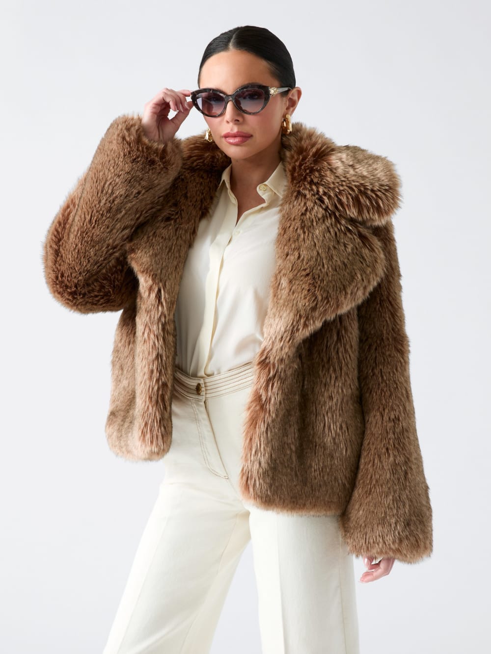 Duchesse Faux-Fur Jacket - Image 5