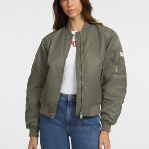 Nylon Bomber Jacket