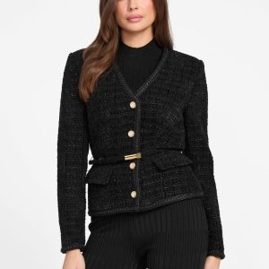 Eco Sue Belted Boucl Blazer