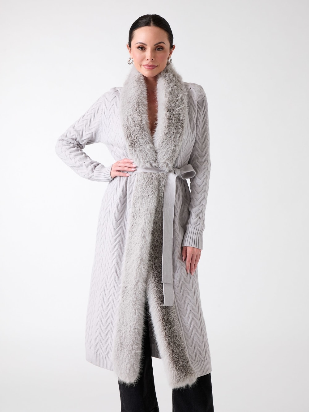 Paula Wrap Cardigan Coat