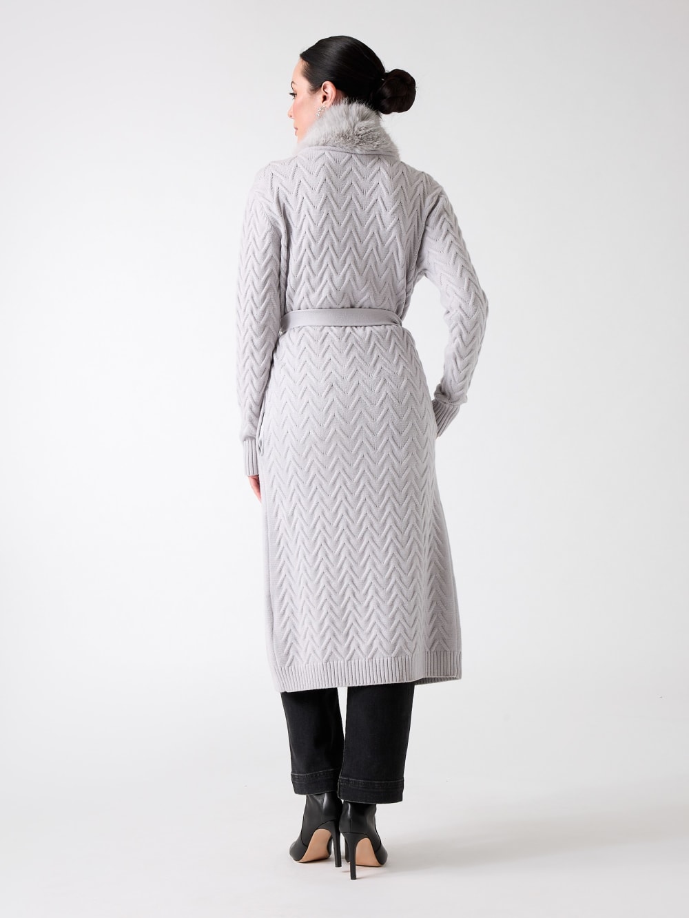 Paula Wrap Cardigan Coat - Image 4