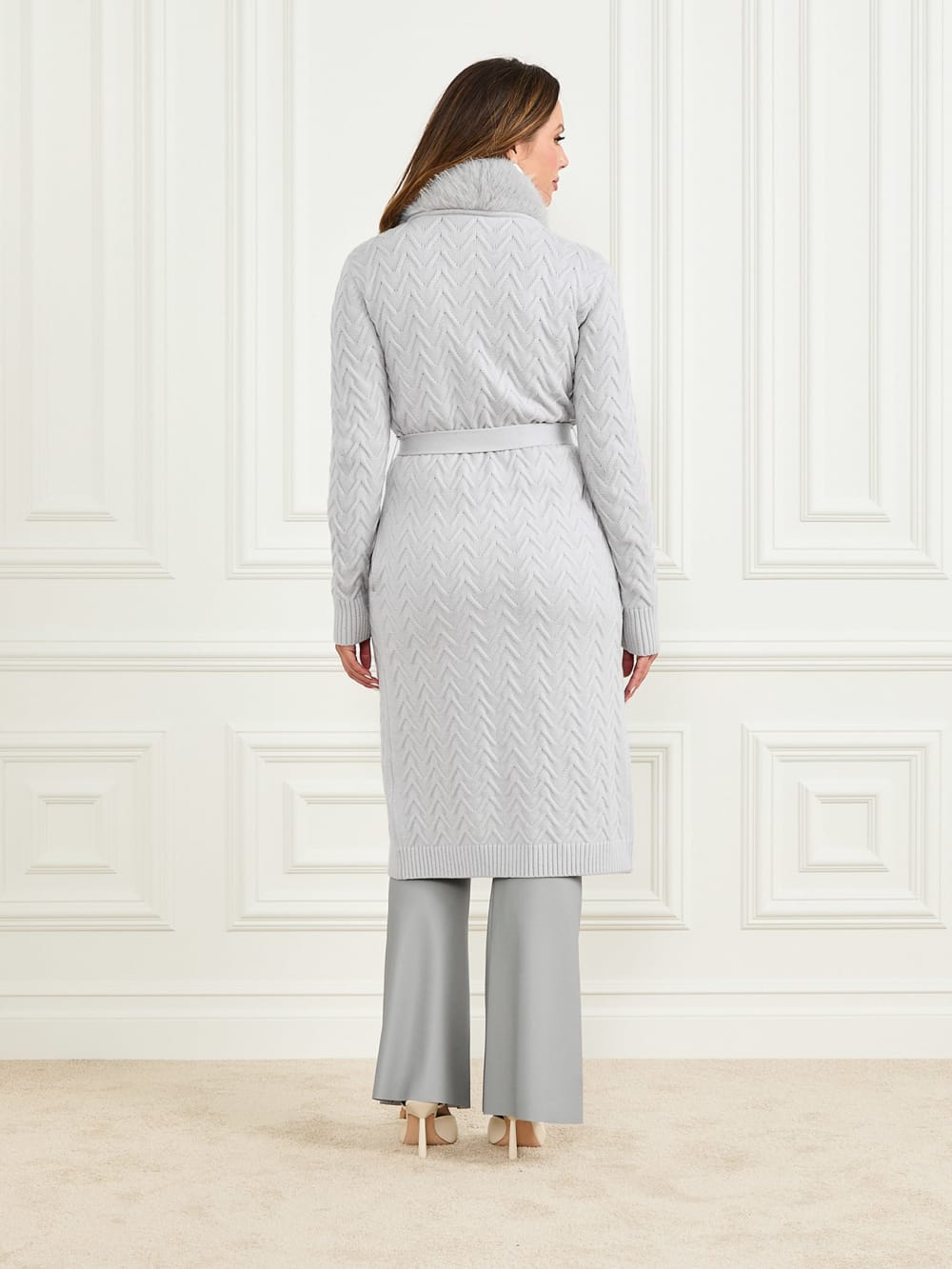 Paula Wrap Cardigan Coat - Image 5