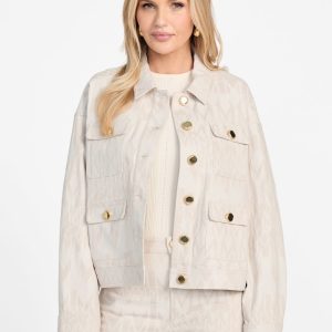 Sarah Monogram Denim Jacket