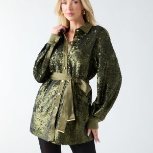 Kaia Sequin Shacket