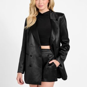Jemma Pinstriped Tuxedo Blazer