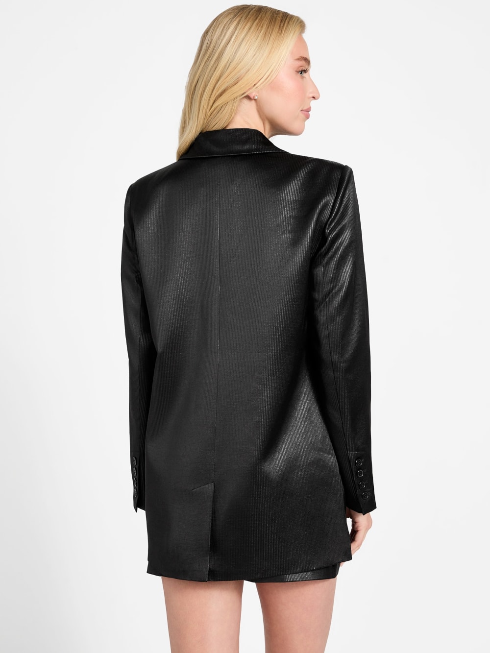 Jemma Pinstriped Tuxedo Blazer - Image 4