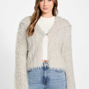 Lara Faux-Fur Cardigan