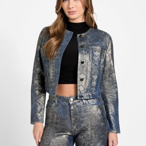 Tersa Snakeskin Jacket
