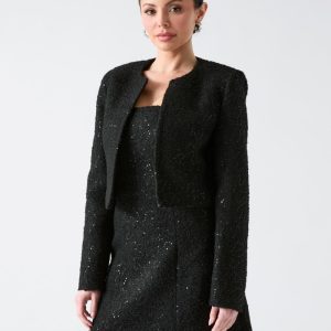 Bouclé Away Sequin Jacket