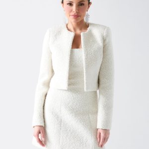 Bouclé Away Sequin Jacket