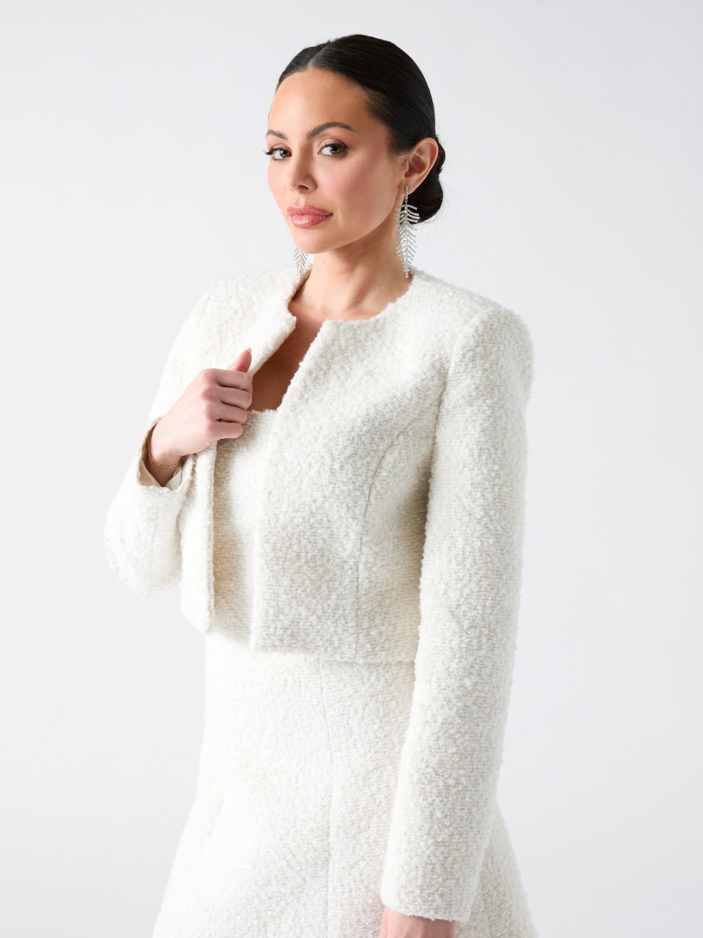 Bouclé Away Sequin Jacket - Image 3